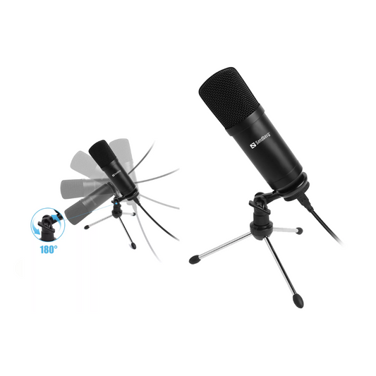 Sandberg Streamer USB Desktop Microphone image 1