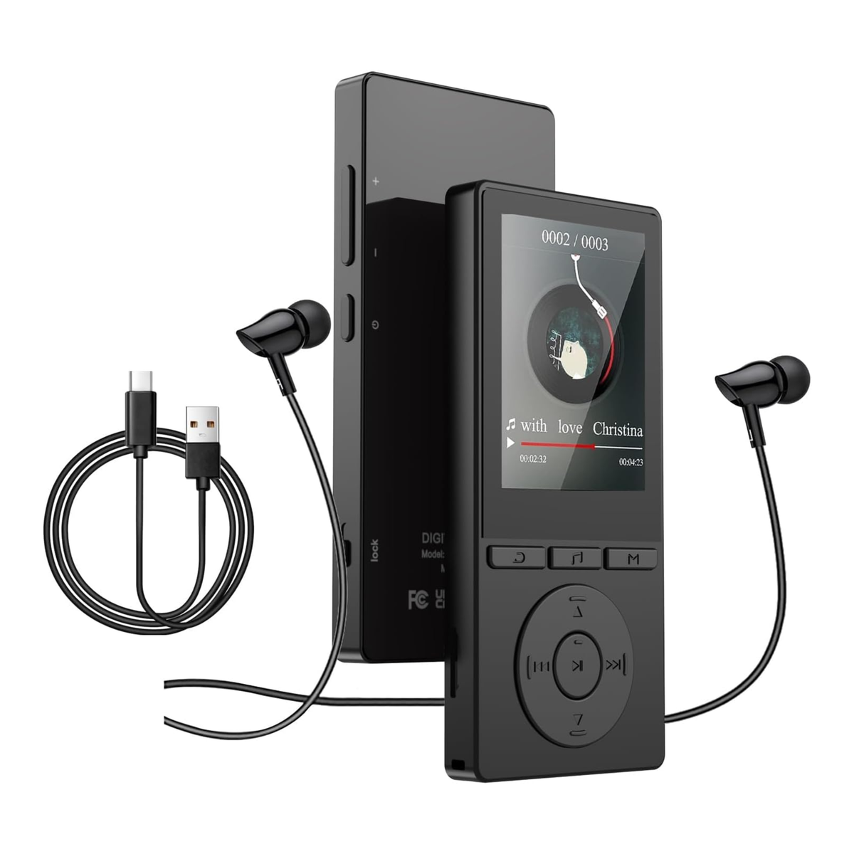 Digital Music Player (MP3), 64GB MP3 Player Bluetooth 5.3