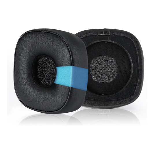 Replacement Ear Pads for Marshall Major Headphones - Premium Memory Foam & PU Leather, Comfortable & Durable (Black)