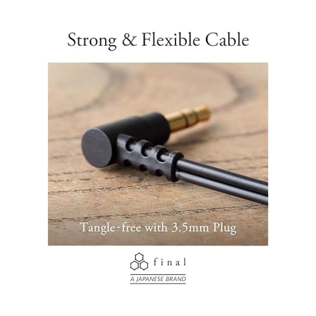 Final E1000 in-Ear Isolating Earphones, 6.4mm Dynamic Driver image 4