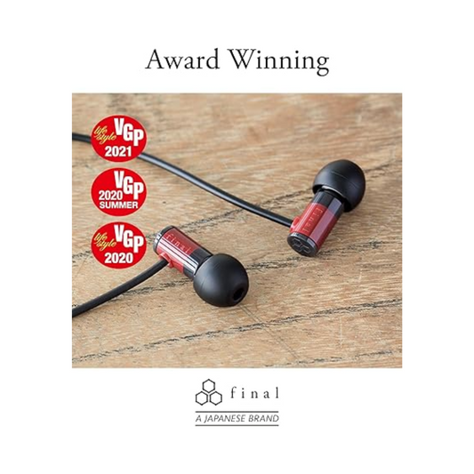 Final E1000 in-Ear Isolating Earphones, 6.4mm Dynamic Driver image 1