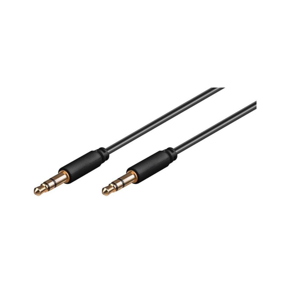 MicroConnect 3.5mm (3-pin, stereo) AUX Cable (5m) image 0