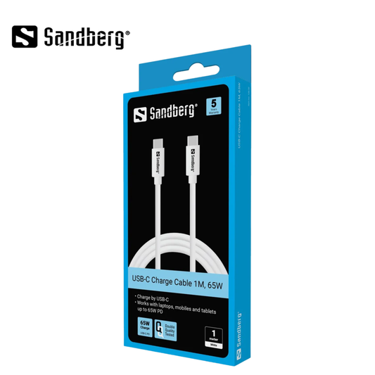 Sandberg USB-C Charge Cable 1m, 65W