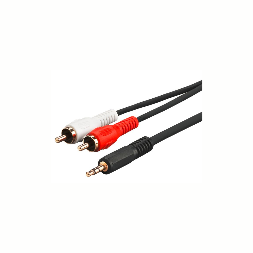 MicroConnect 3.5mm to 2 RCA image 0