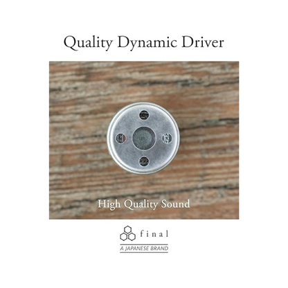 Final E1000 in-Ear Isolating Earphones, 6.4mm Dynamic Driver image 5