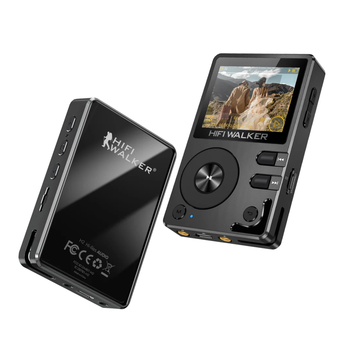 HIFI WALKER H2 Hi-Res Audio Player (MP3), 64GB + 512GB Expandable