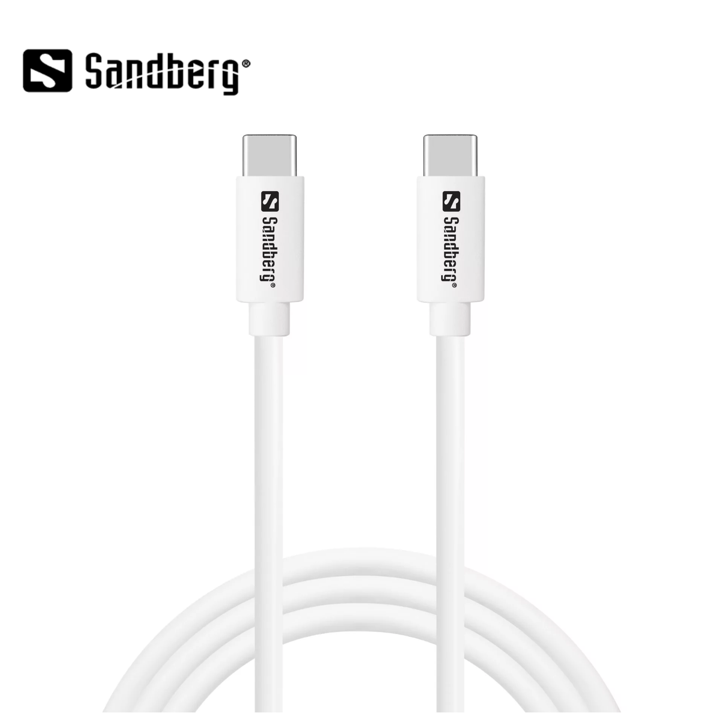 Sandberg USB-C AC Charger + USB-C>C 1M