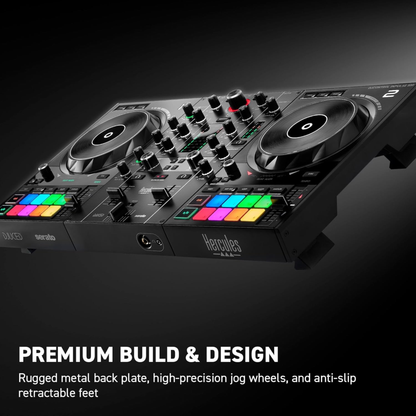 Hercules DJ Inpulse 500 Professional 2-Deck USB DJ Controller for Serato DJ & DJUCED