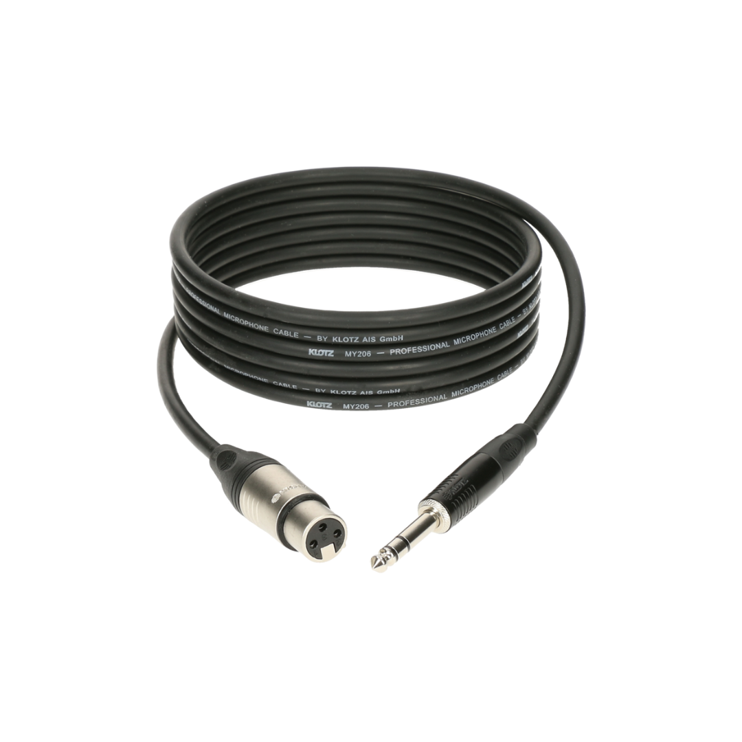 Professional analog audio cable - balanced with female XLR by KLOTZ to balanced image 0