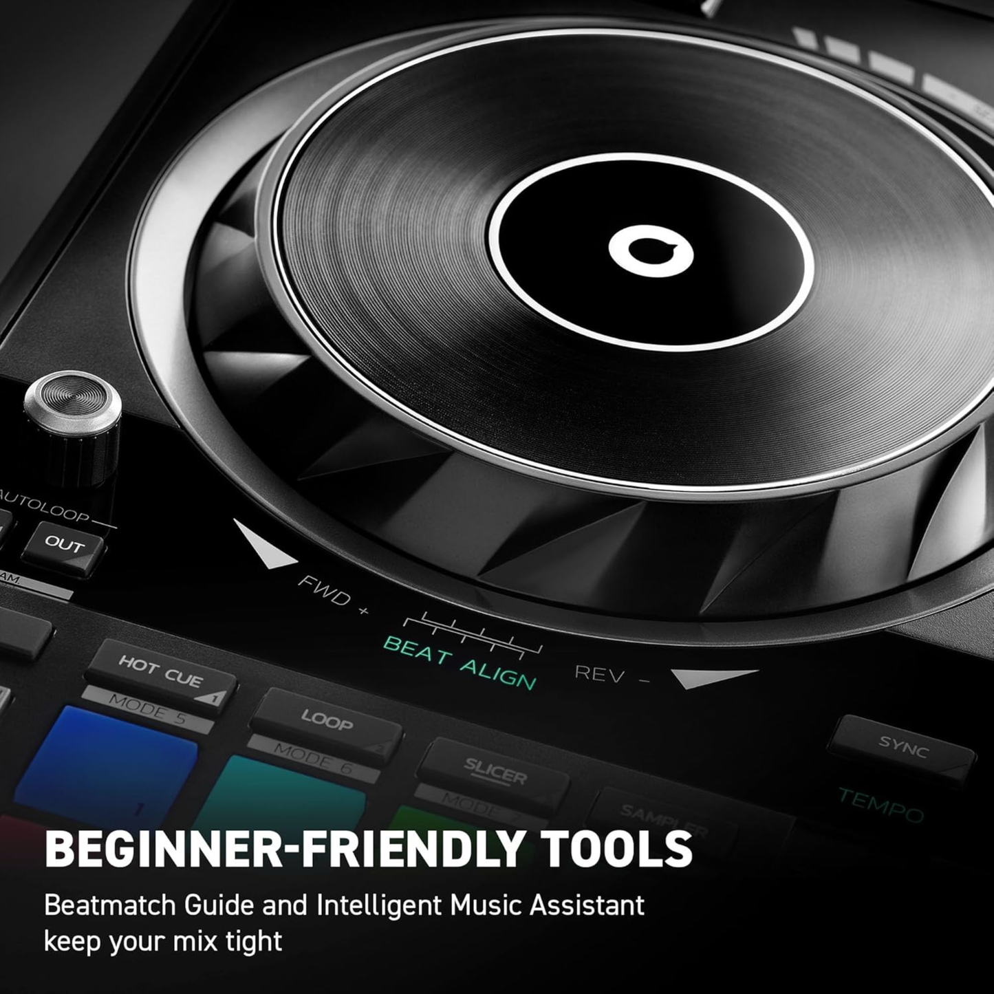 Hercules DJ Inpulse 500 Professional 2-Deck USB DJ Controller for Serato DJ & DJUCED