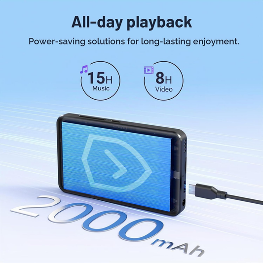 Mechen MP3 Player, Android 10, 16GB + 512GB expandable