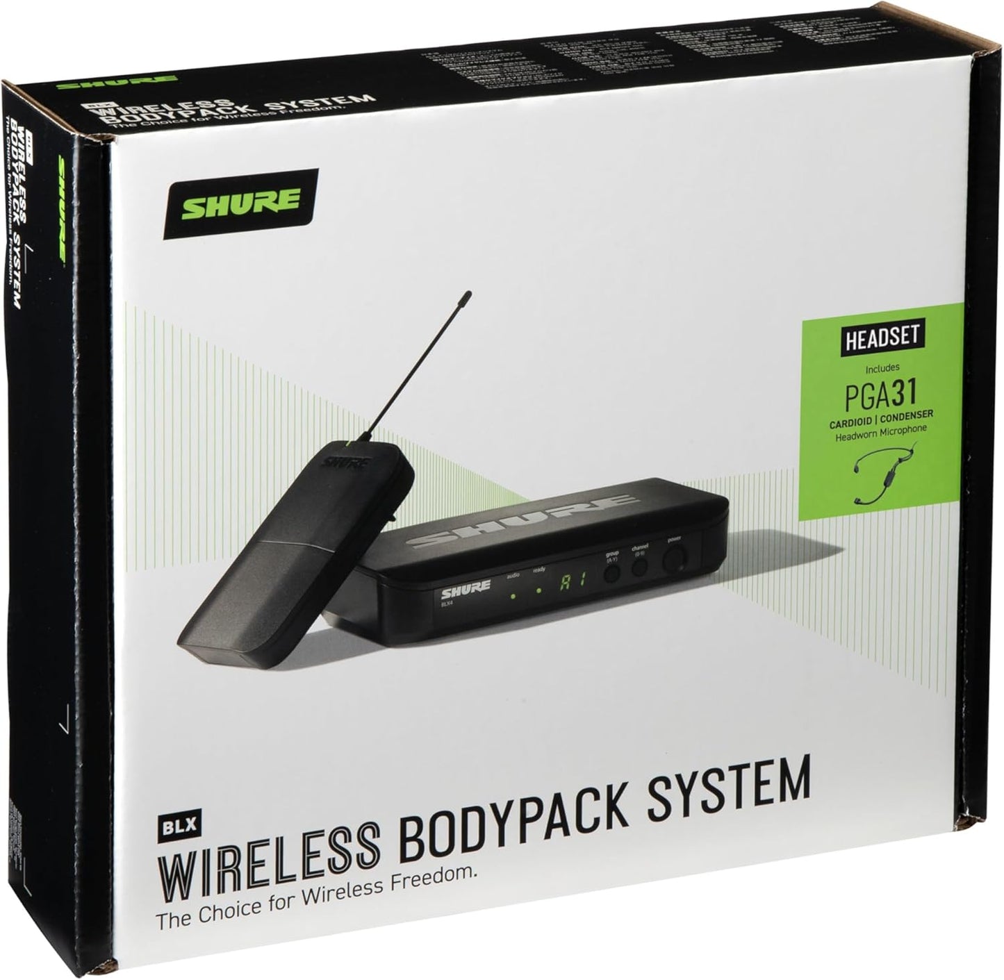 Shure Wireless Bodypack System BLX14/PGA31 image 2