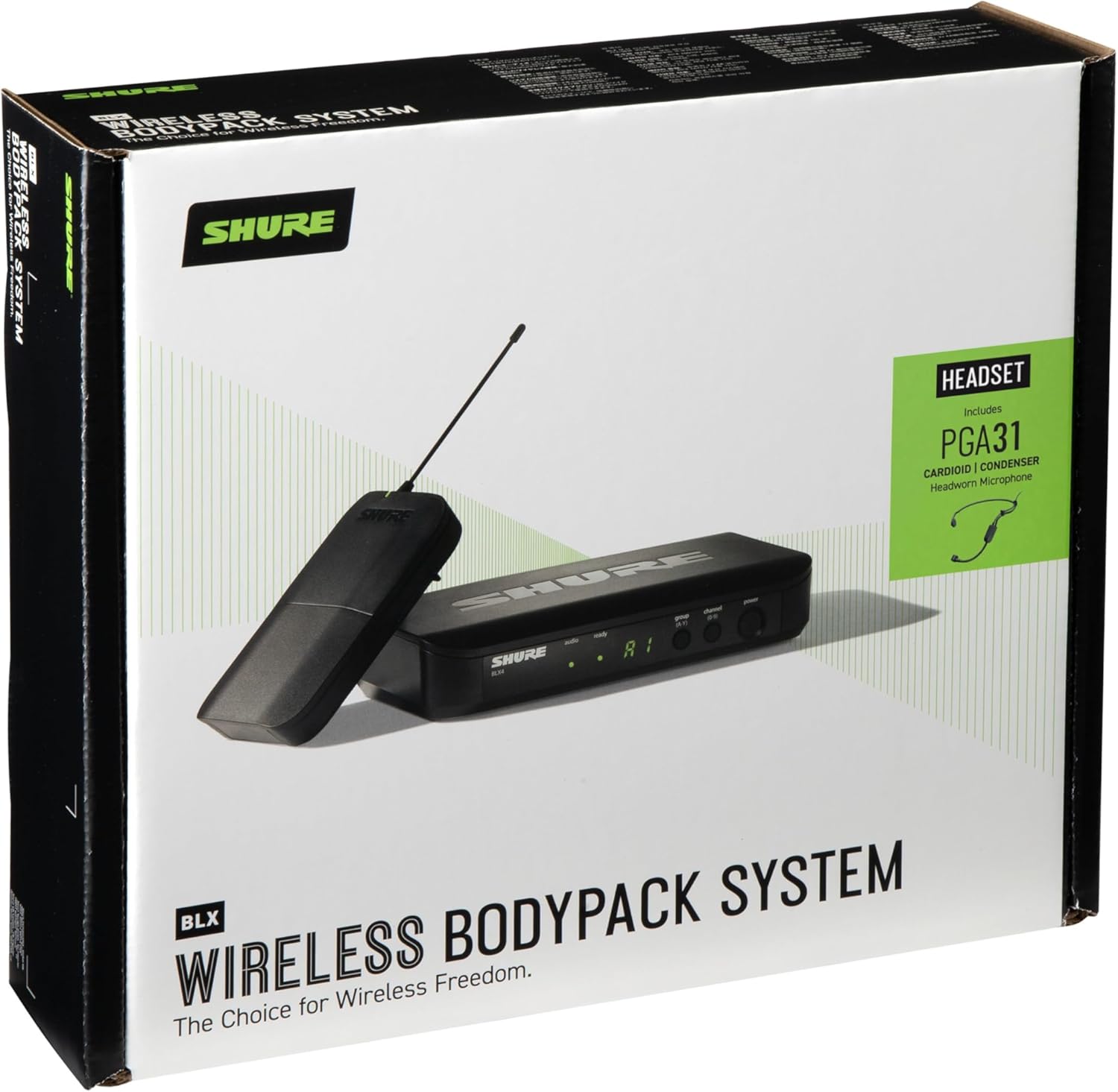 Shure Wireless Bodypack System BLX14/PGA31 image 2
