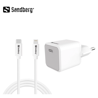 Sandberg USB-C AC Charger + Lightning 1M