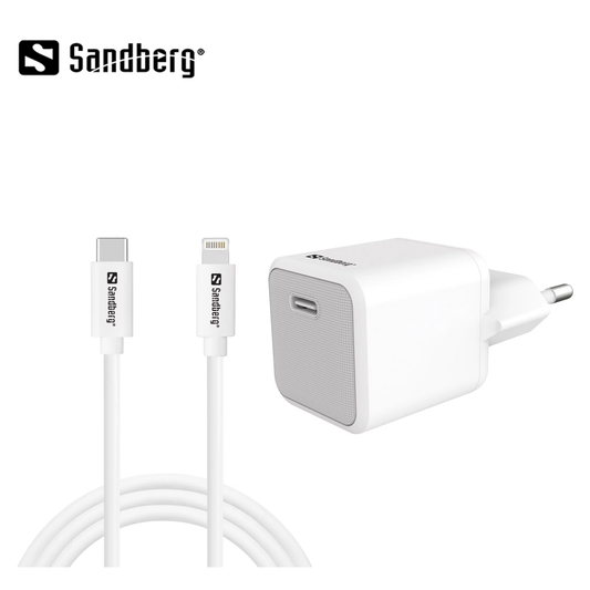 Sandberg USB-C AC Charger + Lightning 1M