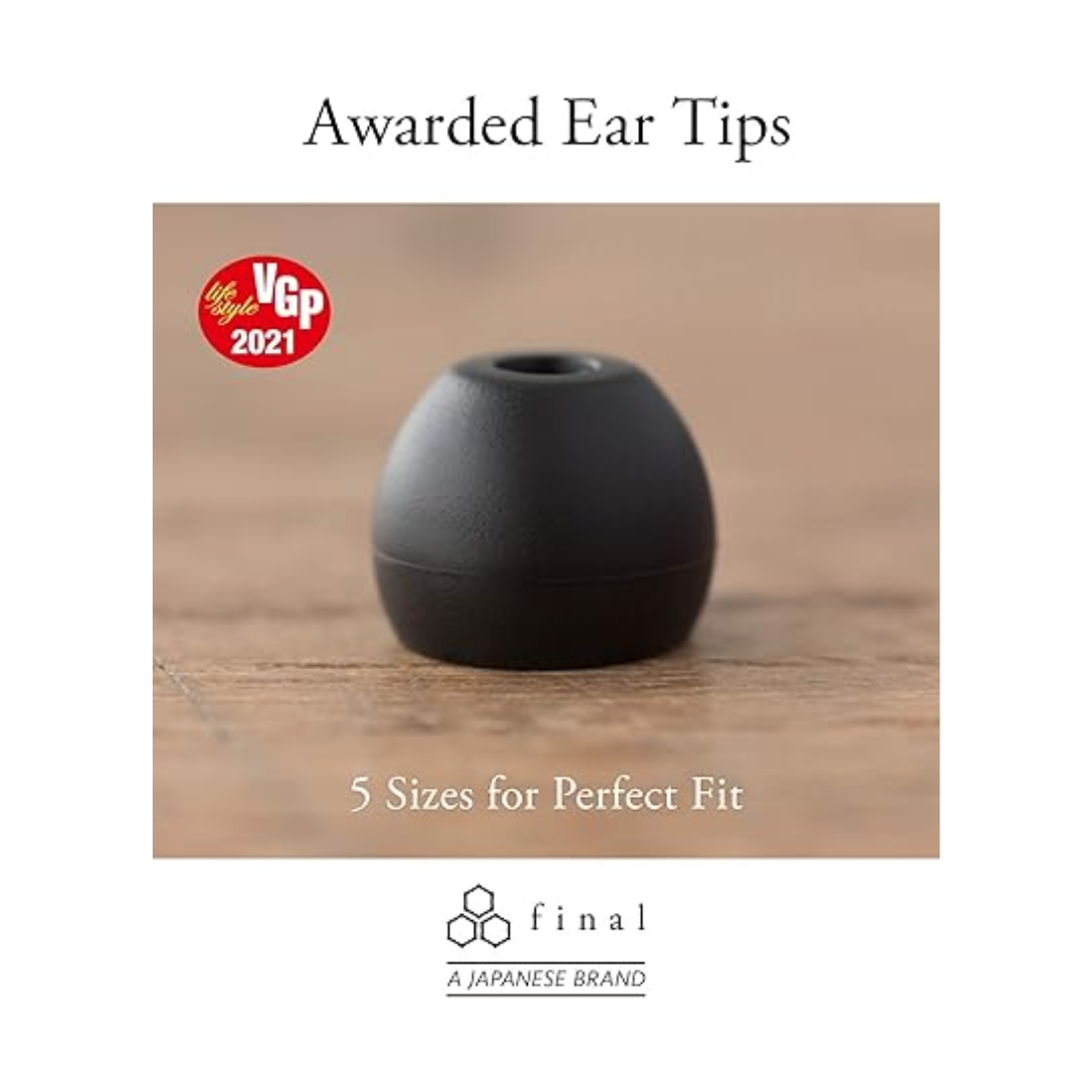 Final E1000 in-Ear Isolating Earphones, 6.4mm Dynamic Driver image 3