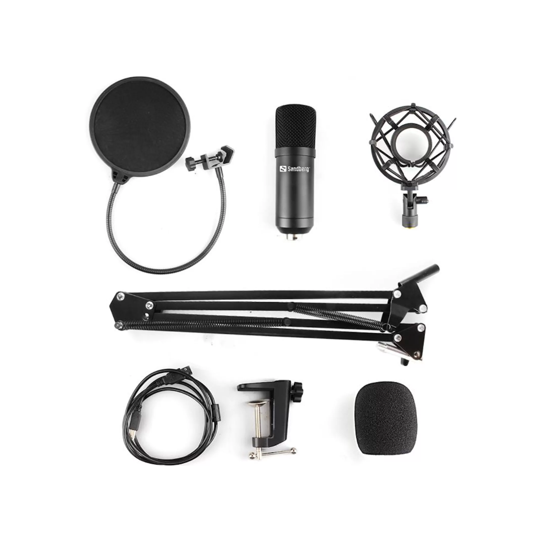 Sandberg Streamer USB Microphone Kit image 1