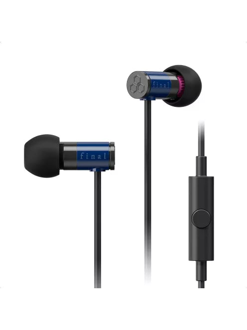 Final E1000C in-Ear Isolating Earphones, 6.4mm Dynamic Driver