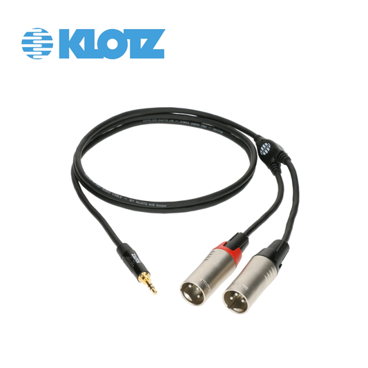 Klotz cable TRS 3.5 mm - 2x XLR M