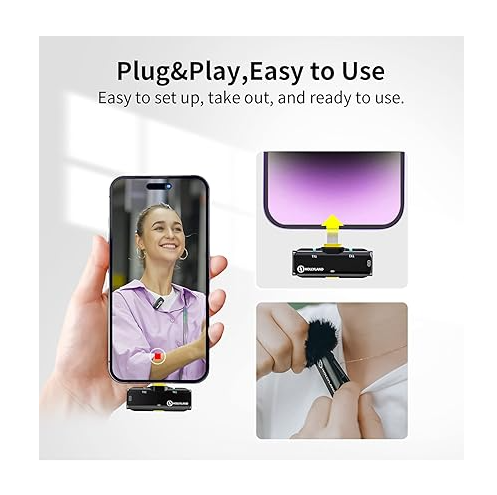 Hollyland Lark C1 SOLO Wireless Microphone - Lightning image 1