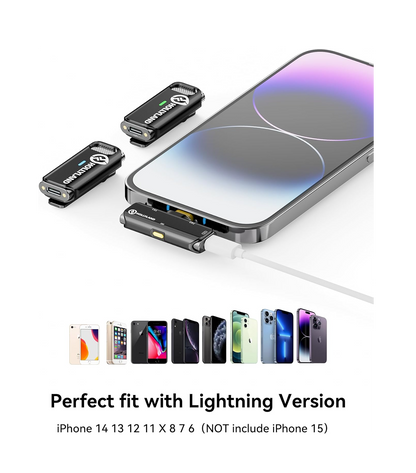 Hollyland Lark C1 Wireless Microphone - Lightning image 2