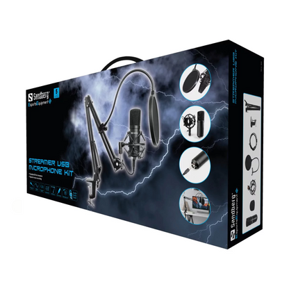 Sandberg Streamer USB Microphone Kit image 2