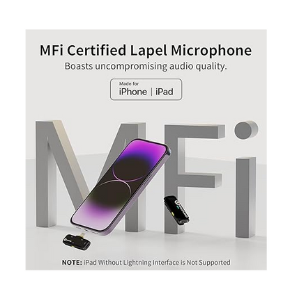 Hollyland Lark C1 SOLO Wireless Microphone - Lightning image 2